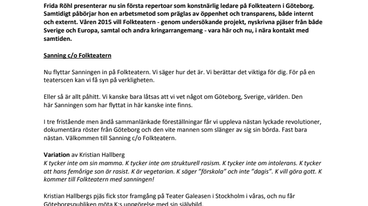 Folkteatern våren 2015