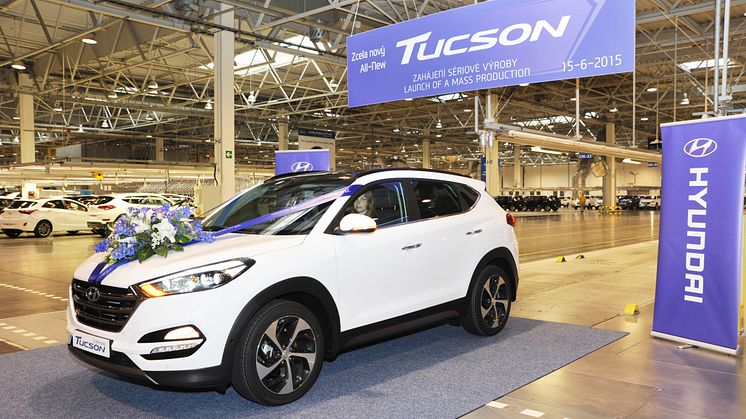 Produktionsstart för nya Tucson