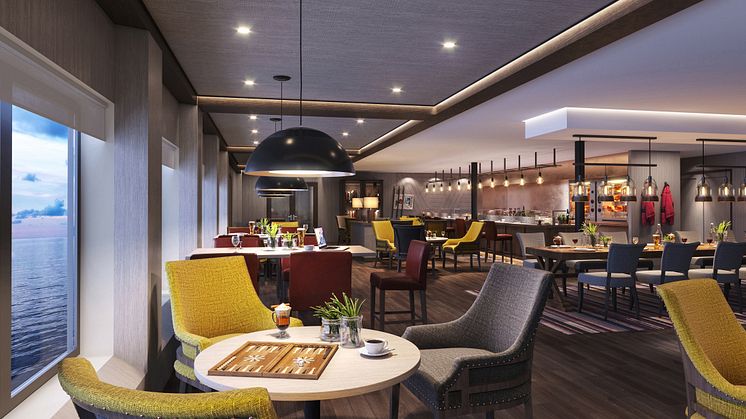 Restaurant Fredheim MS Maud - photo credit Hurtigruten