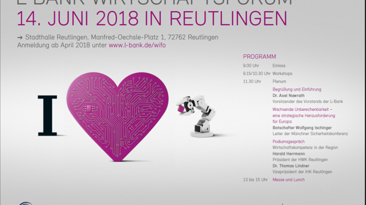 L-Bank Wirtschaftsforum in Reutlingen