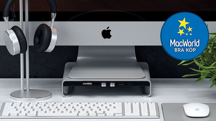 Satechi USB-C Aluminium Monitor Stand Hub