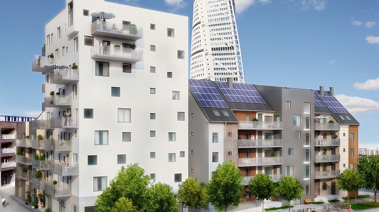 Pressinbjudan: Första spadtaget för 90 bostadsrätter i Västra Hamnen, Malmö