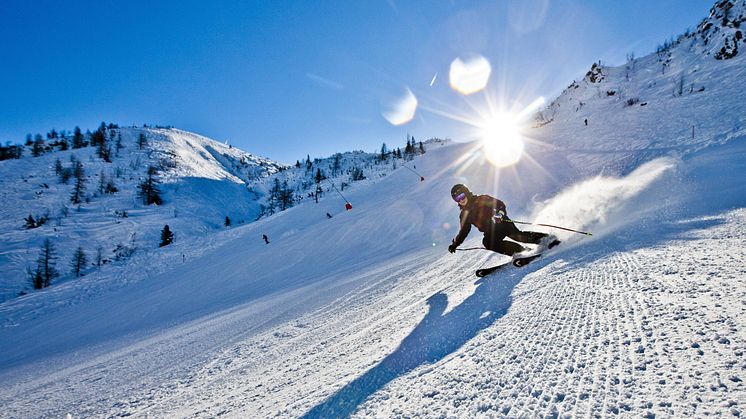 Skifahren am Jenner