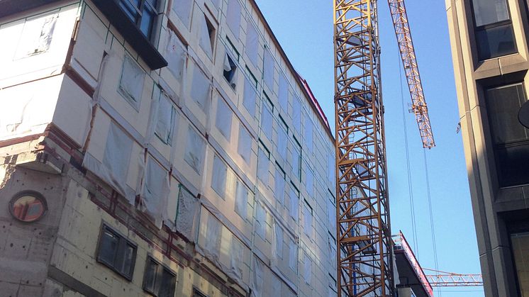 Aktuellt byggprojekt i Stockholm city just nu, hösten 2016