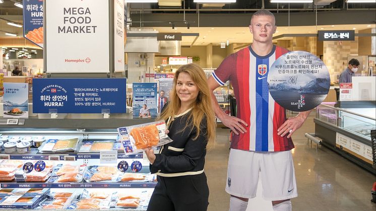 Norges sjømatråds Manager Sør-Korea, Mia Sætre Bernhardsen. Foto: Norges sjømatråd