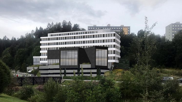 Fasade Kontorhuset Asker