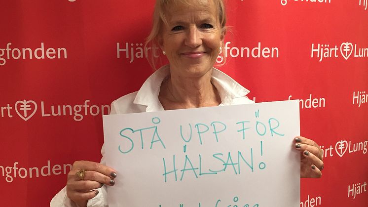 Professor Mai-Lis Hellenius hjärtefråga.