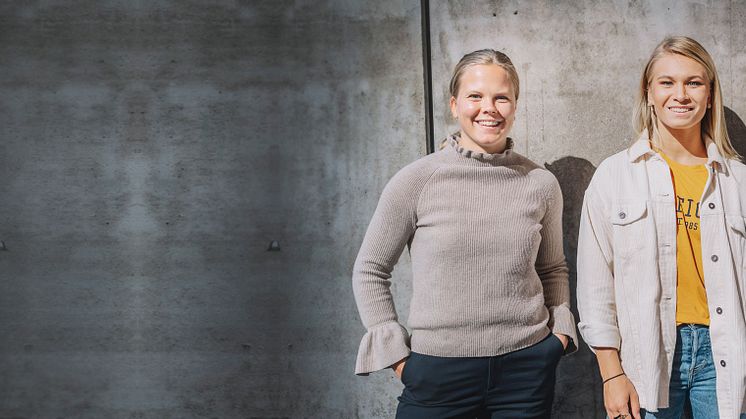 Linnea Hedin, AIK, Ebba Berglund, Luleå, Hanna Olsson, HV71 - tre av spelarna som bidrar i SDHL coach. Foto: Stina Stjernkvist.