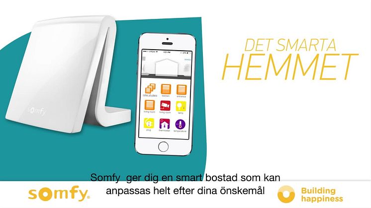Somfy TaHoma - Det smarta hemmet