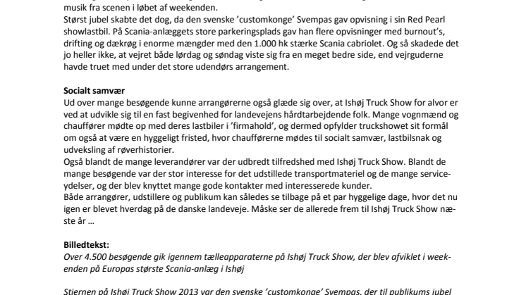 Ny succes på Ishøj Truck Show