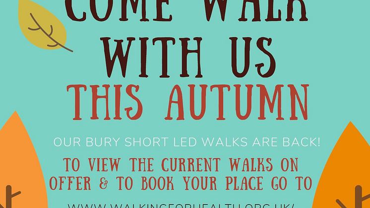 ​Join a led walk and beat the lockdown blues!