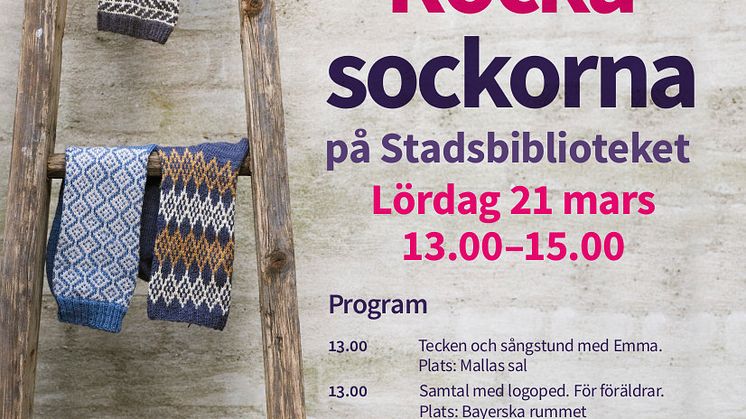 Rocka Sockorna med avdelning Uppsala - 21:a mars 2020 - **INSTÄLLT**