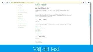 Hur man beställer ett DNA-test