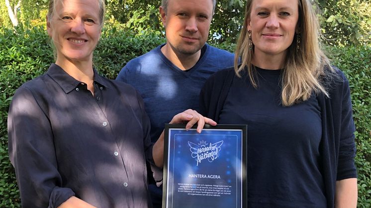 Hantera Agera är Månadens Nätängel augusti