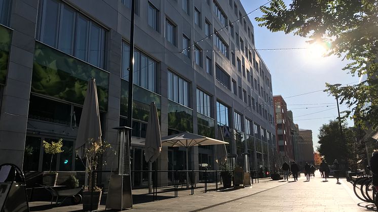 Försäkringskassan flyttar till kvarteret Lyckan i Norrköping. Foto: Mia Frost
