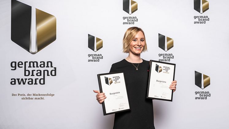 BURGERISTA gewinnt zwei German Brand Awards