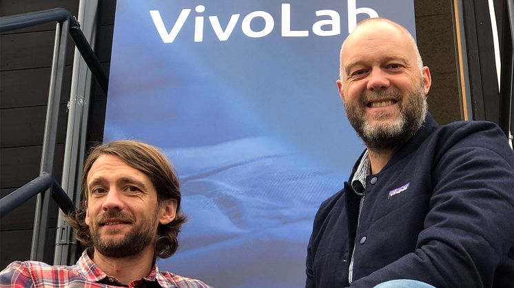 Läkarna och entreprenörerna Fredrik Bokvist och Lars Thelin, Vivolab är redo att lansera sin första medicintekniska produkt för barn; "- När Covid-19 kom in i bilden blev det ännu tydligare med vikten av att kunna andas ren luft."