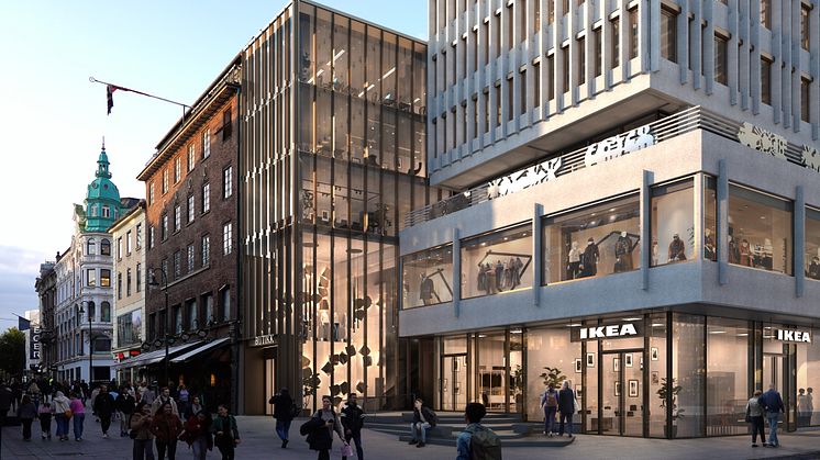 Rendering av IKEA Karl Johan