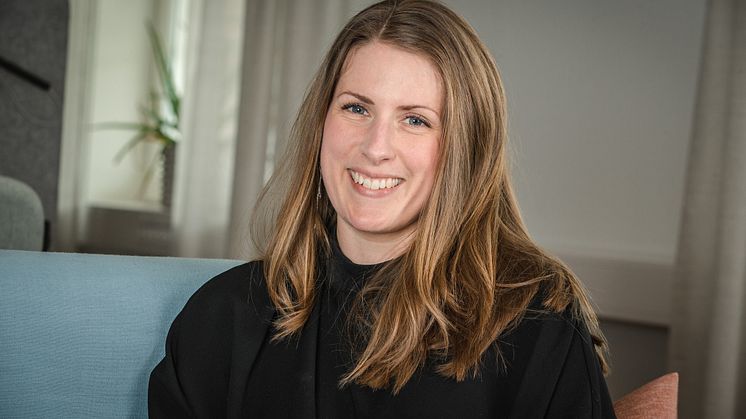 Lisa Kejving,  projektledare för förstudien ”Go Business - Norrbottens och Västerbottens inkubator”. Fotograf: Anders Westergren