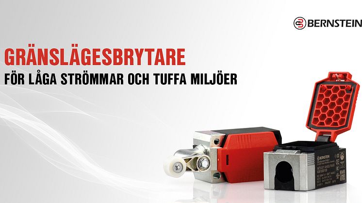 Gränslägesbrytare för låga strömmar och tuffa miljöer från Bernstein