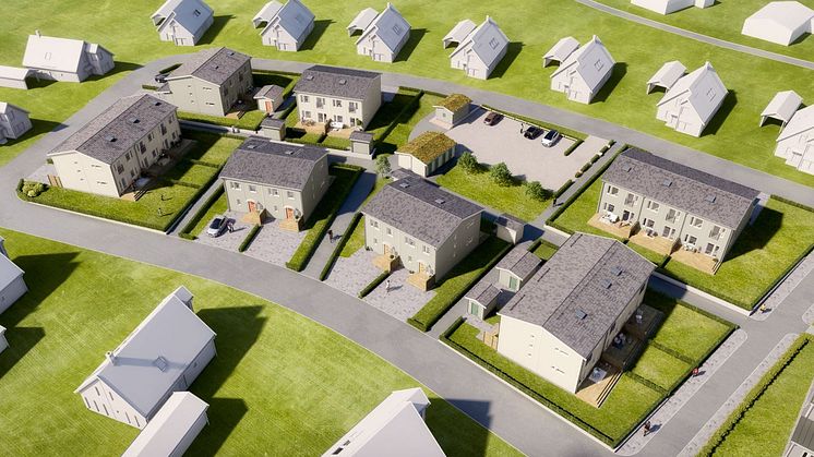 Brf Bullerbyn - 3D-översiktsbild