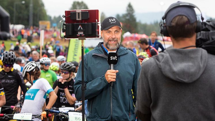 Cykelvasan 2022 i SVT. 
