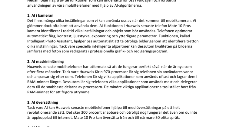 Fyra saker du bör känna till om  AI i telefonen