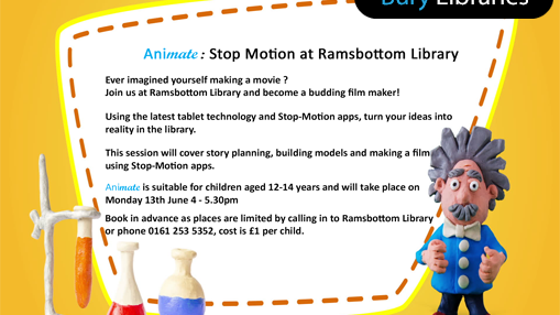Animate: Stop-Motion at Ramsbottom Library