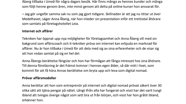 Vågar leva som digital nomad