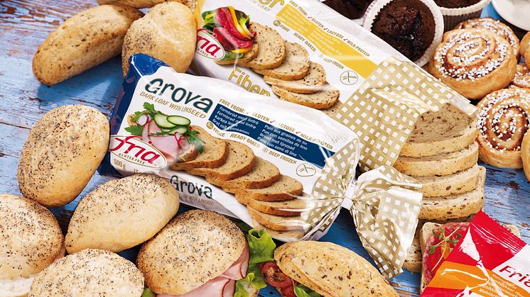 Glutenfrie bageriprodukter fra Fria nå på Rema 1000