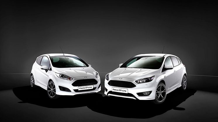 Ford lanserer sportslig ST-Line. Fiesta ST-Line og Focus ST-Line er tilgjengelige for bestilling.