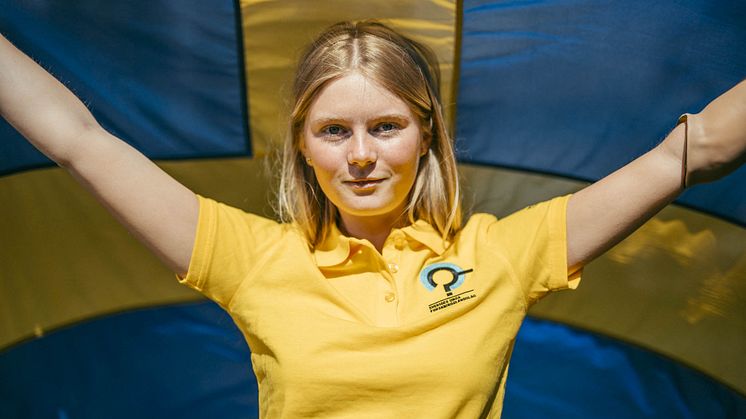 Liv Nilsson Rapping vann hela tre priser i Finalen av Unga forskare och är en del av Sveriges Unga Forskningslandslag 2021. Foto: Magnus Lejhall