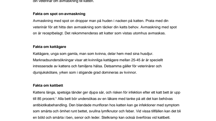 Enkelt sätt att avmaska katten