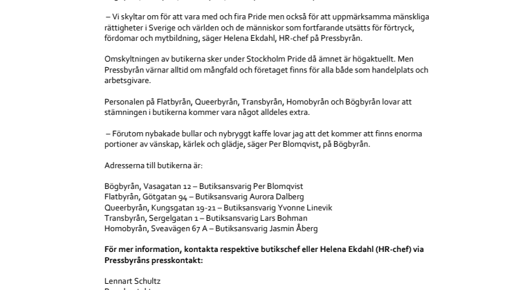PRESSBYRÅN BYTER NAMN TILL BÖGBYRÅN