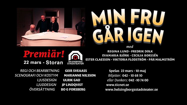 Min fru går igen - Helsingborgs stadsteater