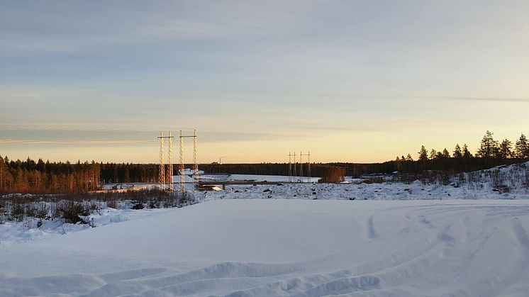 Norrbotniabanan är en 27 mil ny kustnära järnväg mellan Umeå och Luleå, där Tyréns fått uppdraget att projektera delsträckan Robertsfors-Ytterbyn. Foto: Tyréns