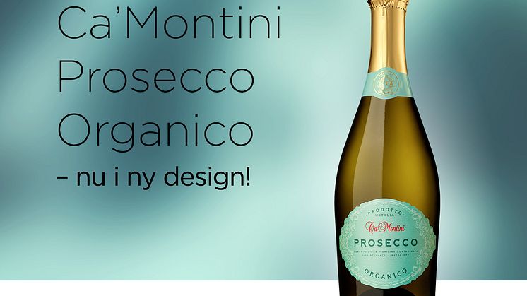 Ekologisk Prosecco bubblar in 2018 med ny kulör!