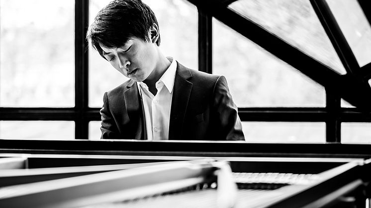 Pianisten David Huang. Foto: Elias Gammelgård.