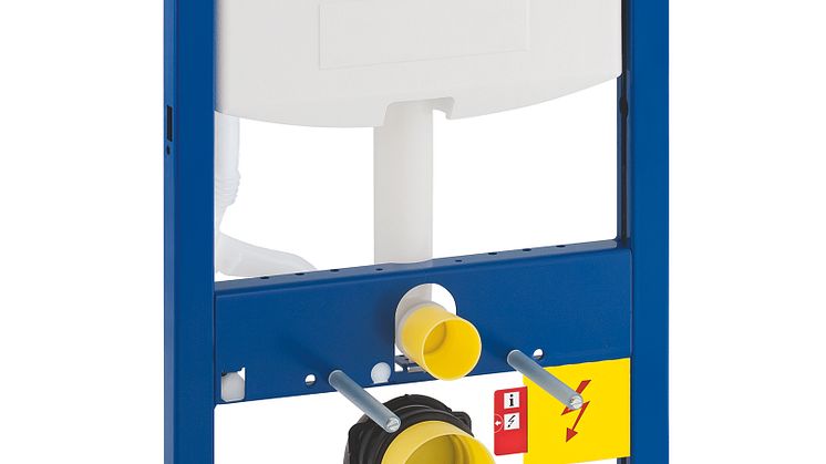 Geberit Duofix Sigma -seinä-wc-asennuselementti sivuttain