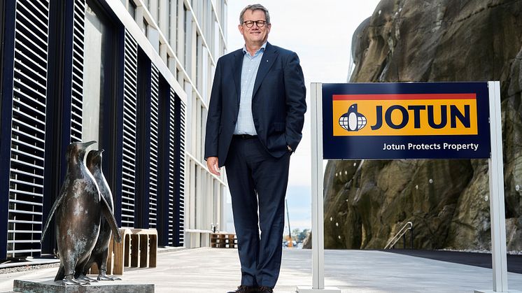 Konsernsjef Morten Fon, Jotun. Foto: Morten Rakke