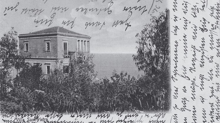 Postkarte, von Margareta Gosebruch von Liechtenstern geschrieben, unterschrieben auch von Christian Morgenstern (Rechte: Archiv von Die Christengemeinschaft)