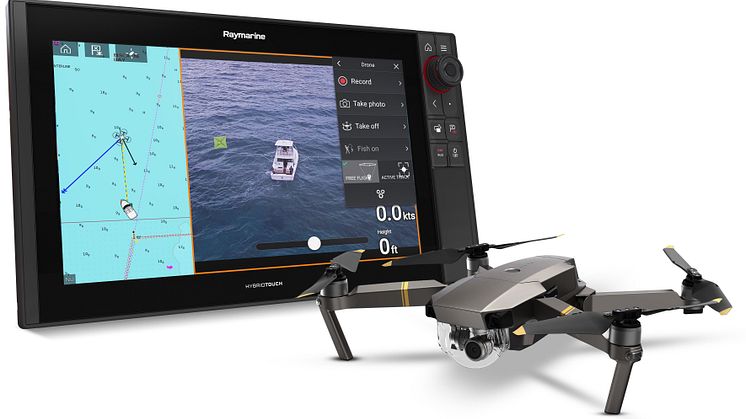 The new Axiom UAV app brings together the power and simplicity of Raymarine navigation with advanced unmanned aerial imaging.