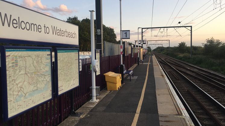Platforms are being extended along the Fen Line