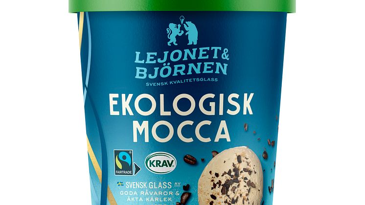 Ekologisk Mocca glass Lejonet&Björnen