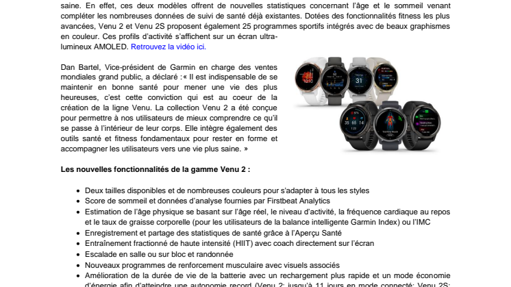 CP Garmin Venu 2/2S