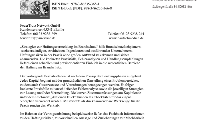 Strategien zur Haftungsvermeidung im Brandschutz
