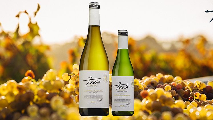 Ny modern vit fatlagrad Rioja på hel- och halvflaska på Systembolaget.