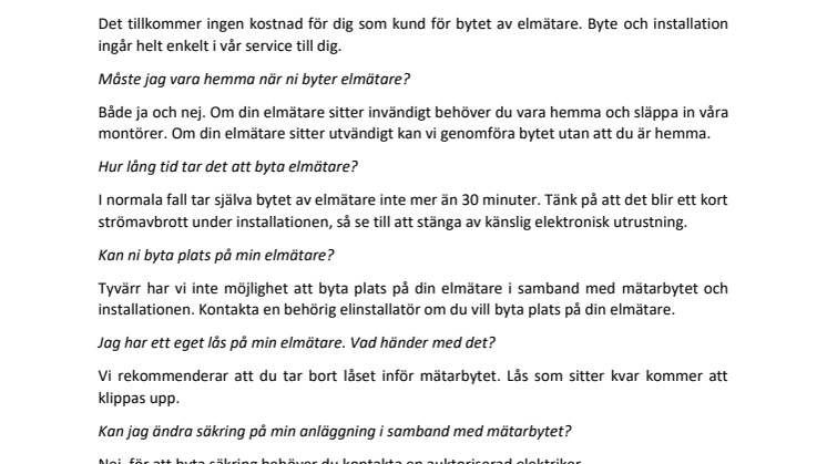 ​Nu byter vi till framtidens elmätare - ger bättre koll på förbrukningen