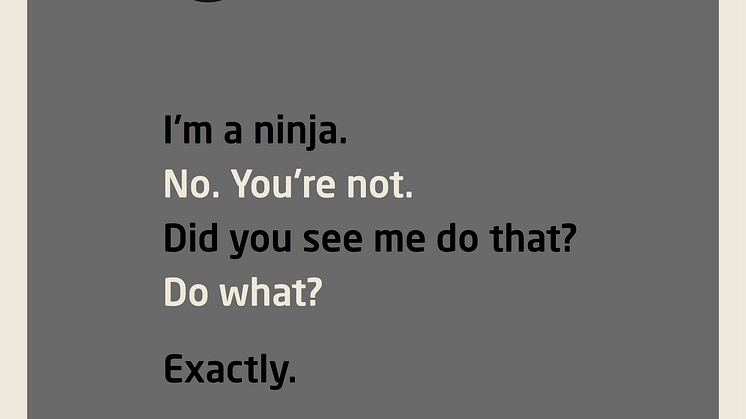 Be a .ninja!