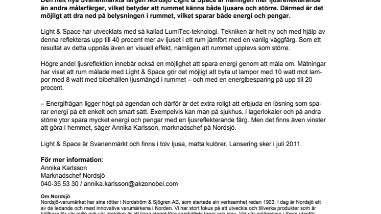 Färgen som ger sommarljus året om
